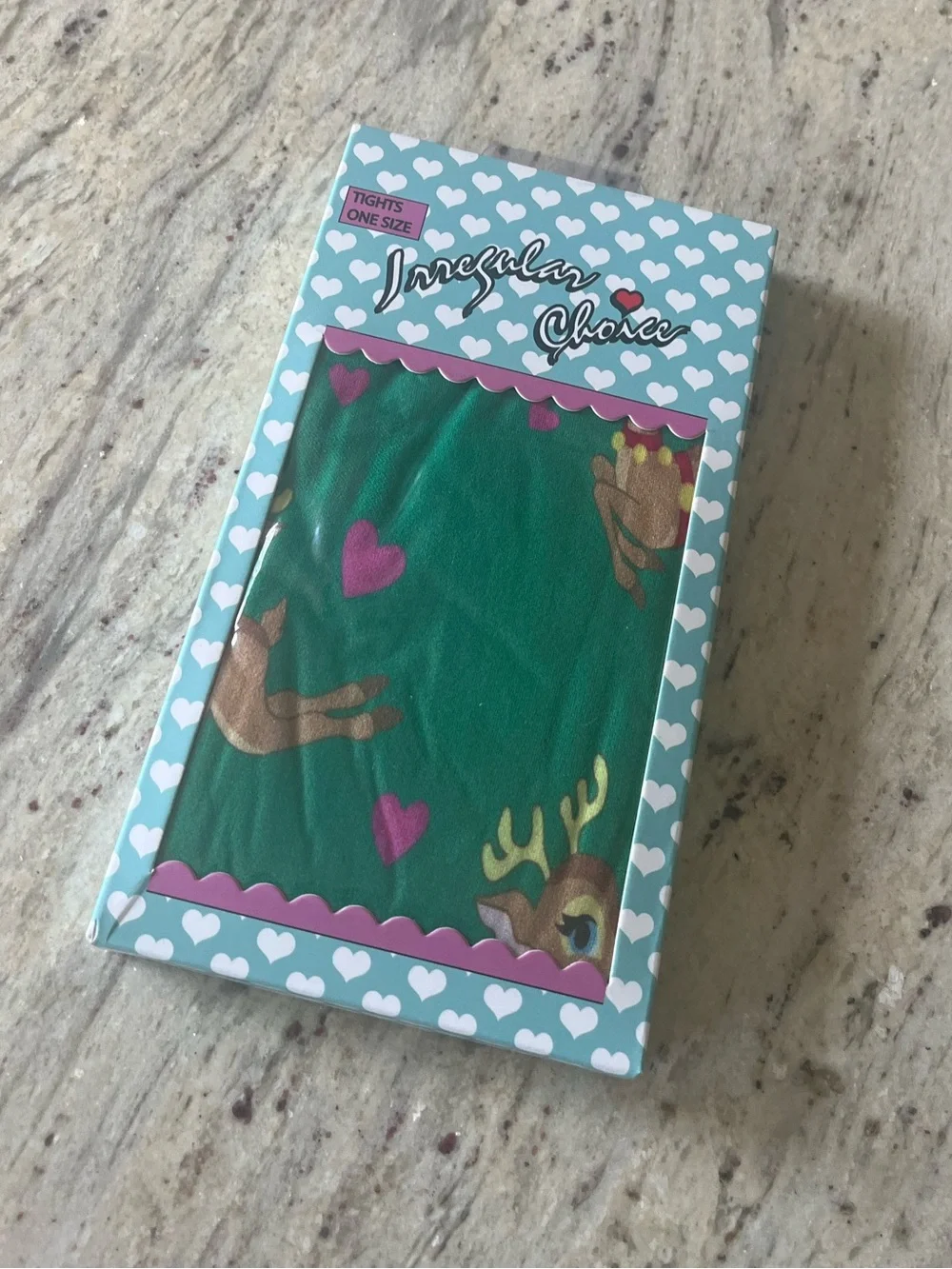 Irregular choice reindeer tights